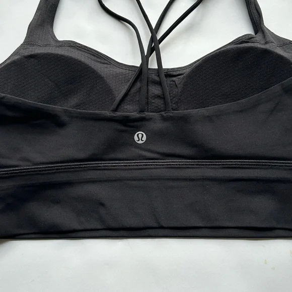 NWT! lululemon athletica Free to Be Black Long Line Sports Bra - Picture 9 of 13